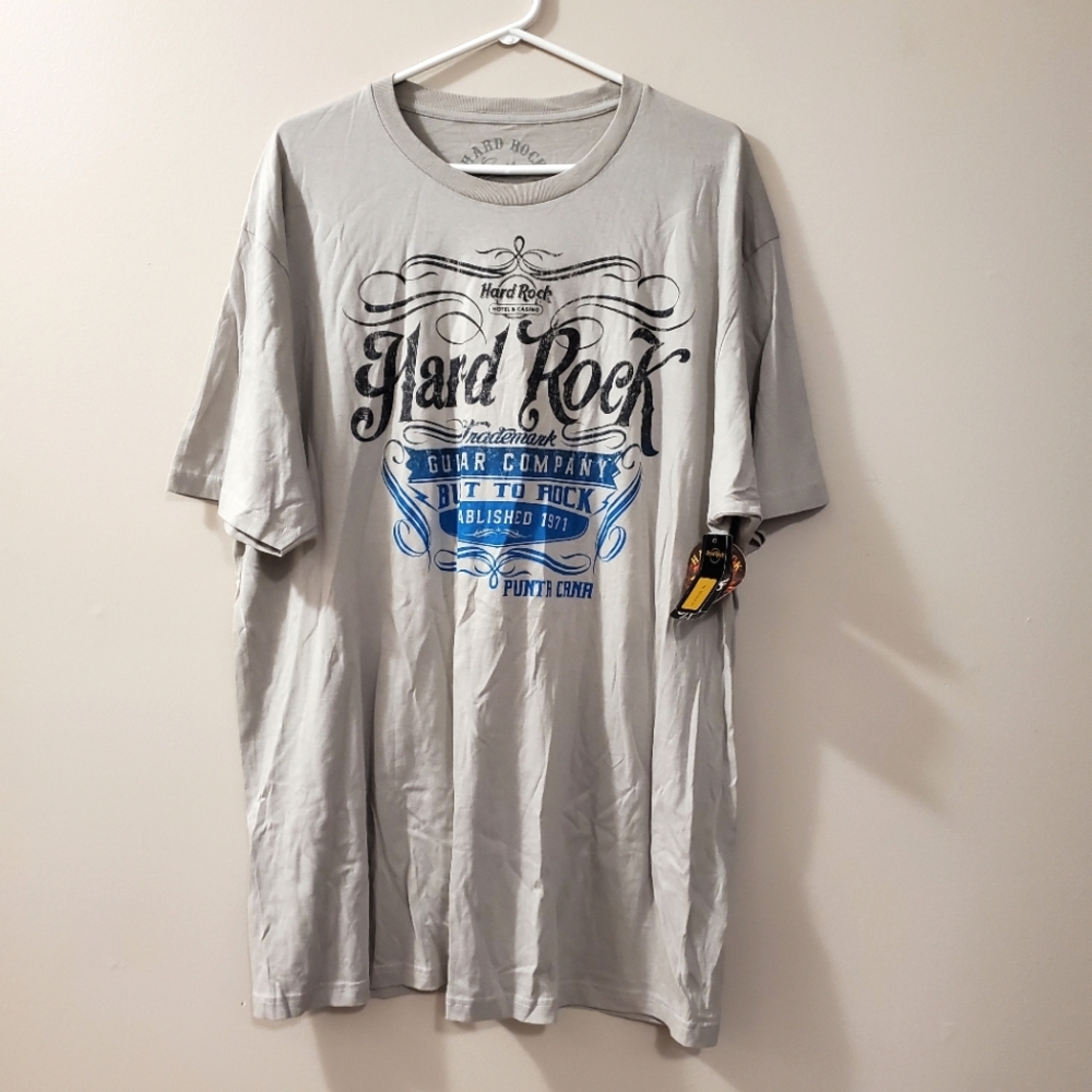 Hard Rock - Punta Cana Men's tee Size XXL  (NWT)